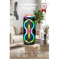 Torima D36 RGB Işıklı Mikrofonlu Kumandalı TWS Bluetooth Hoparlör Speaker