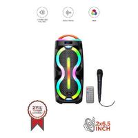 Torima D36 RGB Işıklı Mikrofonlu Kumandalı TWS Bluetooth Hoparlör Speaker