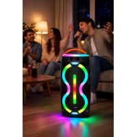 Torima D36 RGB Işıklı Mikrofonlu Kumandalı TWS Bluetooth Hoparlör Speaker