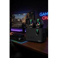 TORİMA D37 Bilgisayar Hoparlörü Rgb Işıklı 2+1 Subwoofer Bluetooth Hoparlör Speaker 