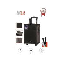 Torima D46 Kahverengi USB, TF, BT, TWS, FM Çift Mikrofonlu Hoparlör Parti Speaker