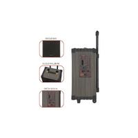 Torima D46 Kahverengi USB, TF, BT, TWS, FM Çift Mikrofonlu Hoparlör Parti Speaker