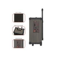 Torima D46 Kahverengi USB, TF, BT, TWS, FM Çift Mikrofonlu Hoparlör Parti Speaker