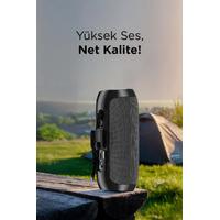 Torima D47 Kırmızı Bluetooth Hoparlör Kablosuz Taşınabilir Ses Bombası TWS, USB, TF Kart, 1200 mah