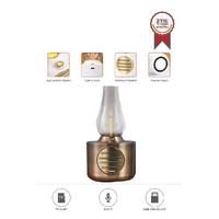Torima D53 Bakır Vintage Gaz Lambası Taşınabilir Bluetooth Speaker Ayarlanabilir Işıklı USB Şarjlı COPPER/NİKEL/WOOD