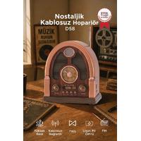 TORİMA D58 USB/TF/FM/BLUETOOTH NOSTARJİ RADYO 