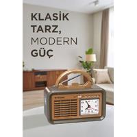 Torima D60 Nostalji Radyo Kablosuz Bluetooth Hoparlör