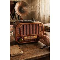 TORİMA D76 Bluetooh Hoparlör Nostaljik Radyo AUX USB TF Destekli Speaker