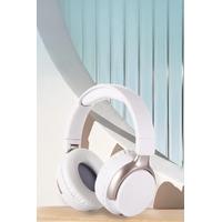 Torima HD-30 Bej Kulak Üstü Kablosuz 5.3 ANC Bluetooth Kulaklık