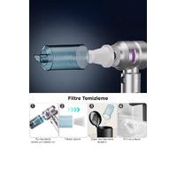 TORİMA HL-121 Araç İçi Süpürge 4IN1 16000PA Emiş Güçlü Üflemeli Şarjlı Mini Araba El Süpürgesi