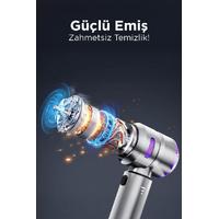 TORİMA HL-121 Araç İçi Süpürge 4IN1 16000PA Emiş Güçlü Üflemeli Şarjlı Mini Araba El Süpürgesi