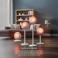TORİMA HT-101 Ayaklı Isıtıcı Fan 800W Sessiz Çalışma Hızlı Isıtma Aşırı Isınma Koruma