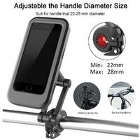 Torima JX-021 Su Geçirmez Bisiklet Motorsiklet Atv Motosiklet Telefon Tutucu Tutacağı
