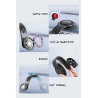 Torima JX-057 Siyah Güçlü Manyetik 360 Dönebilen Yapışkanlı Sarsıntı Önler Araç İçi Telefon Tutucu