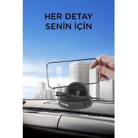 Torima JX-059 Siyah 360 Derece Dönebilen Numaratörlü Güçlü Araç İçi Telefon Tutucu
