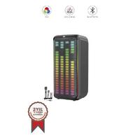 Torima KTS-1911 Siyah Mikrofonlu Kumandalı RGB Ledli Taşınabilir Bluetooth Hoparlör Parti Speaker