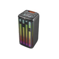 Torima KTS-1911 Siyah Mikrofonlu Kumandalı RGB Ledli Taşınabilir Bluetooth Hoparlör Parti Speaker