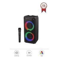 Torima KTS-1973 Siyah Mikrofonlu RGB Ledli Taşınabilir Bluetooth Hoparlör Parti Speaker