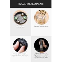 Torima KYMQ-44B-BS Siyah Pilli Işıklı Otomatik Yeni Nesil Tuz Karabiber Değirmeni Baharat Öğütücü