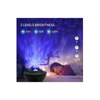 Torima LW-34 Siyah Starry Led Lazer Projektör Bluetooth Müzik Hoparlör Uzaktan Kumandalı Gece Lambası