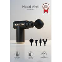 TORİMA MSG-001 Titreşimli Şarjlı 30W Güçlü Motor 4 Başlıklı Kas Masaj Aleti 