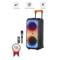 TORİMA NDR-1095 Siyah Taşınabilir Büyük Boy Rgb Bluetooth Mikrofonlu Parti Hoparlör