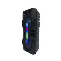 Torima Siyah GTS-1702 Taşınabilir Bluetooth Mikrofonlu RGB Işıklı Hoparlör