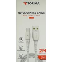 TORİMA TCB-02 TYPE-C 2M 3A ŞARJ KABLO