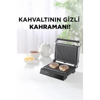 Torima TG-PRO500 Siyah 2000W Dijital Ekranlı Tost & Izgara Makinesi Çıkarılabilir Plaka