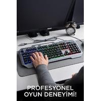 TORİMA TK-13 Oyuncu Klavyesi Rgb Işıklı Mekanik Ergonomik Kablolu Klavye 