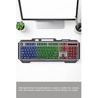 TORİMA TK-13 Oyuncu Klavyesi Rgb Işıklı Mekanik Ergonomik Kablolu Klavye 