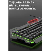 Torima TMK-06 Siyah Gaming Rgb Işıklı Kablolu Q Klavye ve Mouse Seti