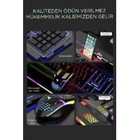 Torima TMK-06 Siyah Gaming Rgb Işıklı Kablolu Q Klavye ve Mouse Seti