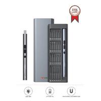 Torima TTS-04 48 Parça Şarjlı Hassas Tornavida Seti – Led Işıklı, Mıknatıslı Alüminyum Kasa, Type-c