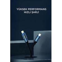 TORİMA U22 SİYAH TYPE-C TO LİGHTNİNG 27 WATT  DATA KABLO 