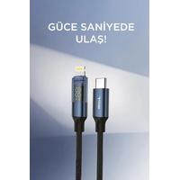 TORİMA U22 SİYAH TYPE-C TO LİGHTNİNG 27 WATT  DATA KABLO 