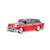 Torima WS-1955 Klasik Araba Usb-Tf-Fm Radyo Bluetooth Hoparlör Kırmızı