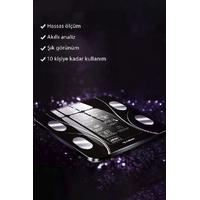 Torima XK-26C Siyah Dijital Baskül Yağ Kas Su Vücut Kitle İndeksi Kilo Ölçer Bluetooth Tartı