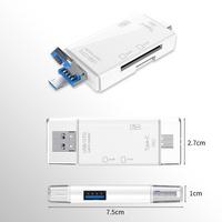 Torima YD-40 6 in 1 Kart Okuyucu Adaptör Usb-Otg Hub Type-C