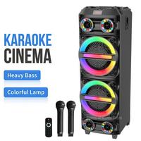 ZQS-8231 USB/TF/FM/BLUETOOTH ÇİFT MİKRAFONLU TAŞINABİLİR SES SİSTEMİ 