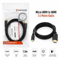 ZR-1230 MİCRO HDMI TO HDMI KABLO 1.5MT 