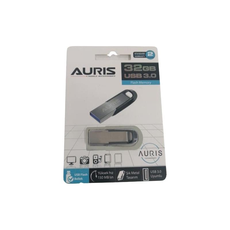 Auris 32 GB Metal Flash Bellek USB 3.0
