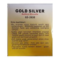 GOLD SILVER GS-2630 5W ŞARJLI EL FENERİ 