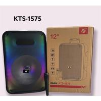 KTS-1575 FM/USB/AUX/TF/BLUETOOTH RGB LED TAŞINABİLİR SES SİSTEMİ