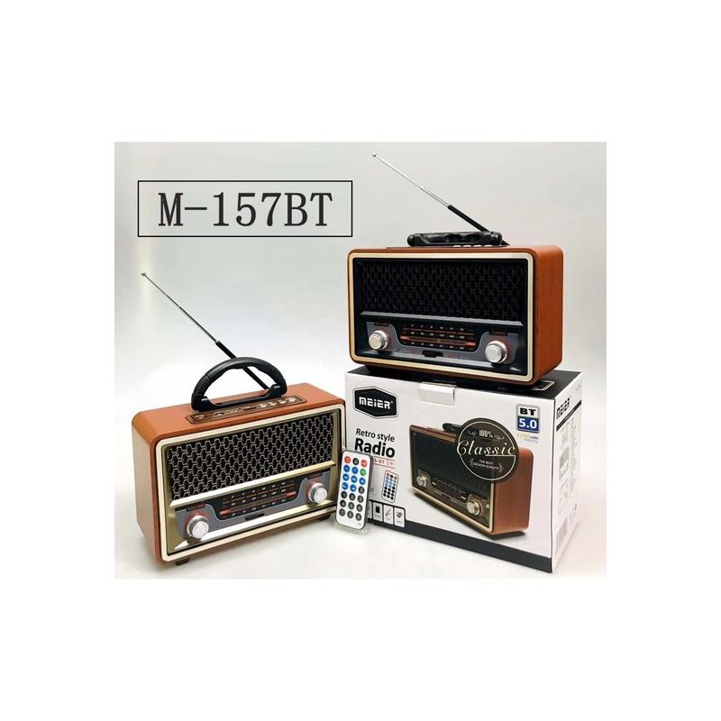 MEİER M-157BT USB/FM/TF/AUX/BLUETOOTH NOSTARJİ RADYO 