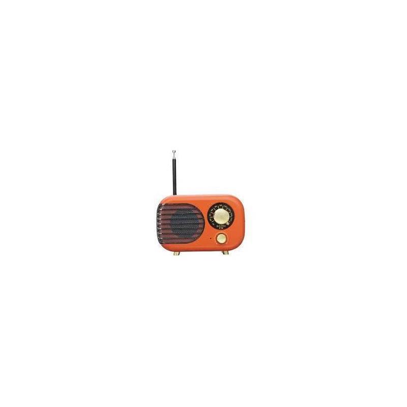 Meier M-207BT Şarjlı Nostaljik Mini Bluetooth Hoparlör Fm Radyo USB/SD/MP3