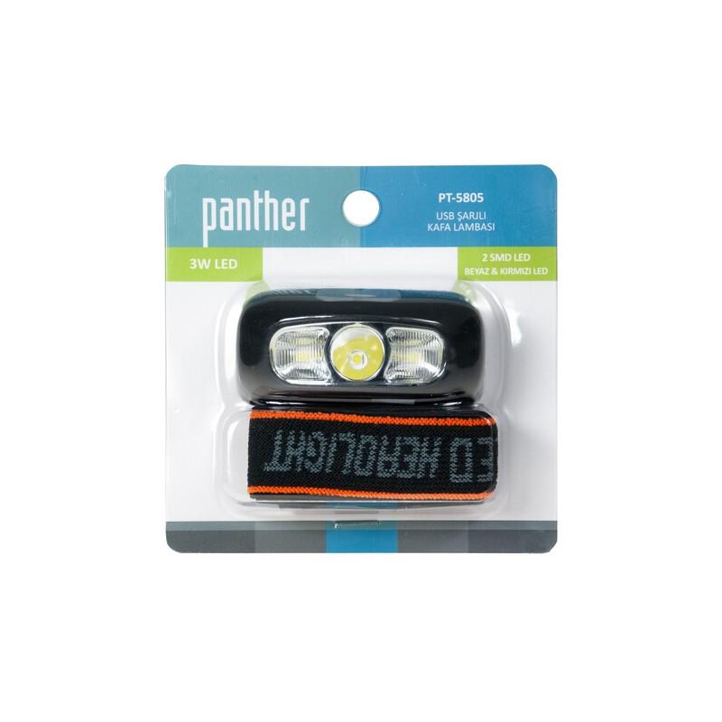 PANTHER PT-5805 USB ŞAJLI KAFA LAMBASI
