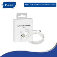 POLYGOLD PG-503 (2 METRE) BİRE BİR İPHONE USB DATA KABLO