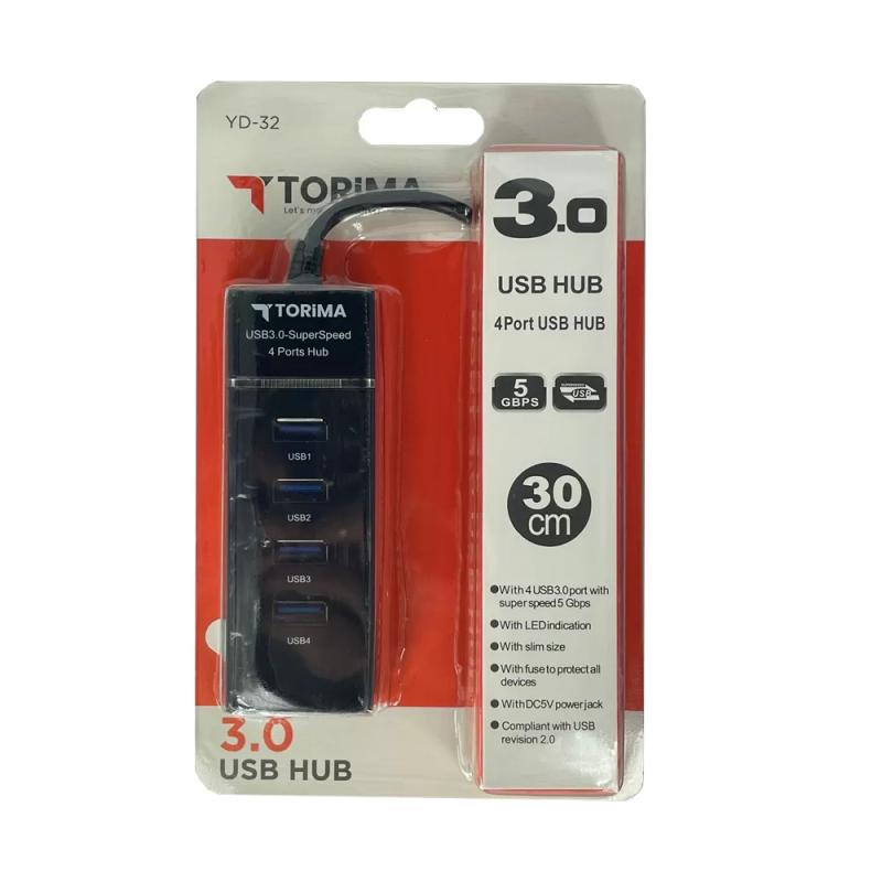 TORİMA YD-32 3.0 USB 4 PORT HUB USB ÇOKLAYICI
