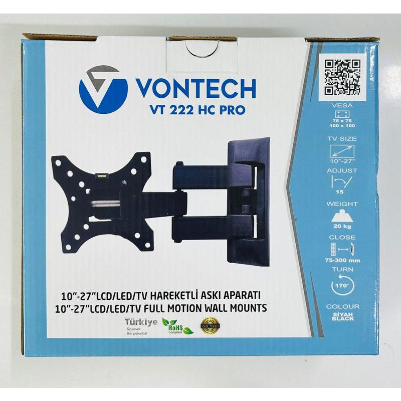 VONTECH VT222 HC PRO 10-27 LCD HAREKETLİ TV ASKI APARATI